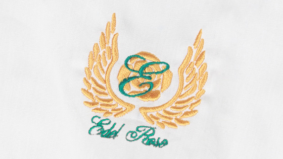 こだわりの刺繍