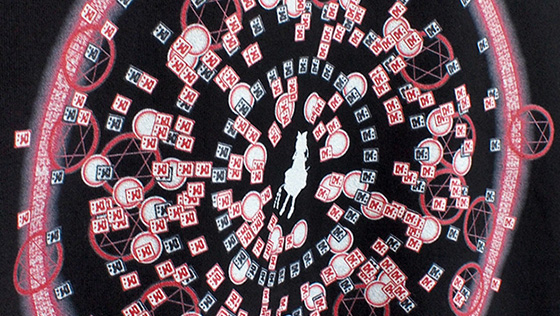 東方Project - Spell Card Tシャツ 霊夢（ブラック） | AMNIBUS