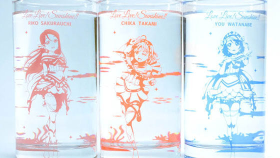 Aqours glass jewelry 高海千歌 ラブライブ！サンシャイン!! - 恋になりたいAQUARIUMグラス - 高