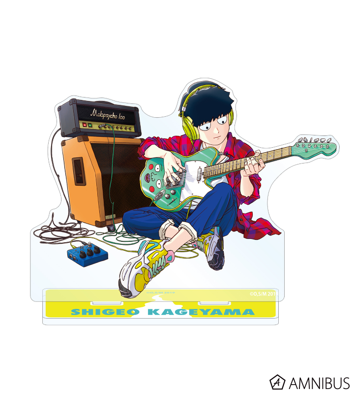 モブサイコ100 描き下ろしイラスト 影山茂夫 演奏ver Bigアクリルスタンド Amnibus アムニバス