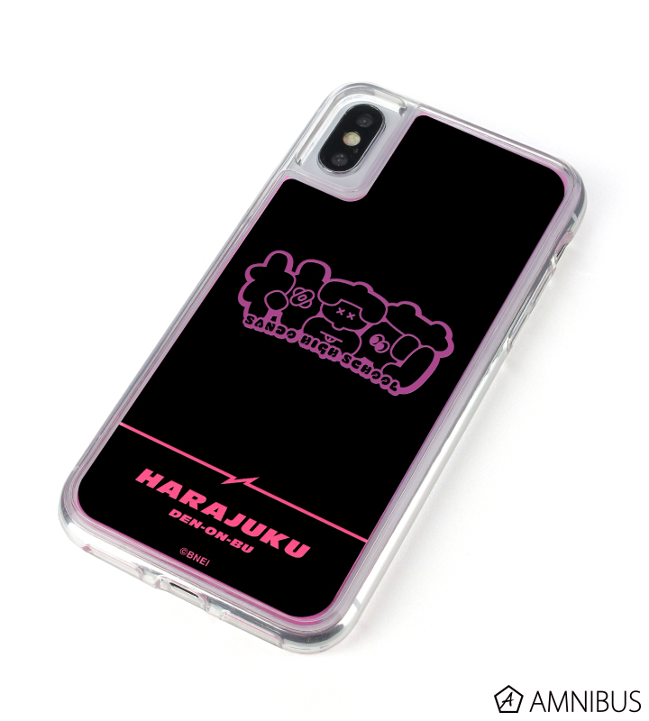 神宮前参道學園 ネオンサンドiPhoneケース