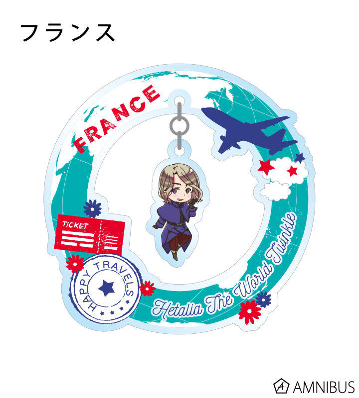 ヘタリア トレーディングゆらゆらアクリルスタンド 日本 イギリス ヘタリア World☆Stars - トレーディングゆらゆらサインアクリル