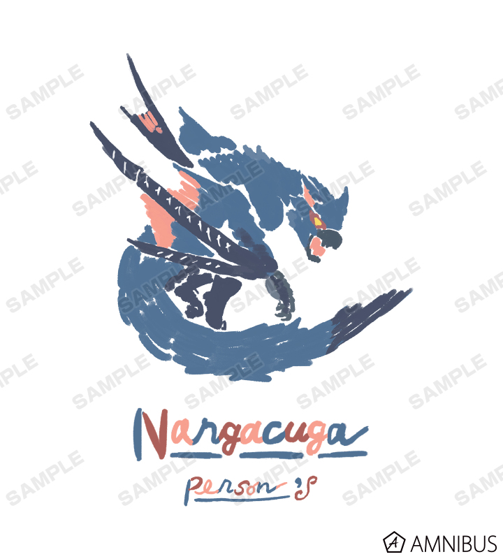モンスターハンター Person Sコラボ ナルガクルガ Tシャツ メンズ Amnibus アムニバス
