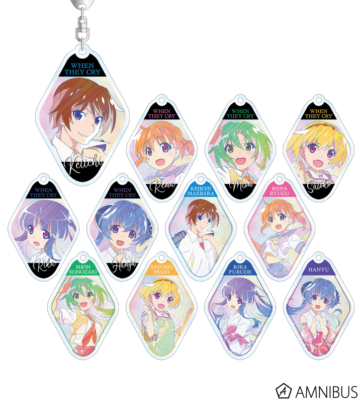 ひぐらしのなく頃に 業 トレーディング Ani Art Clear Label アクリルキーホルダー Amnibus アムニバス ひぐらしのなく頃に 業 トレーディング Ani Art Clear Label アクリルキーホルダー Amnibus アムニバス