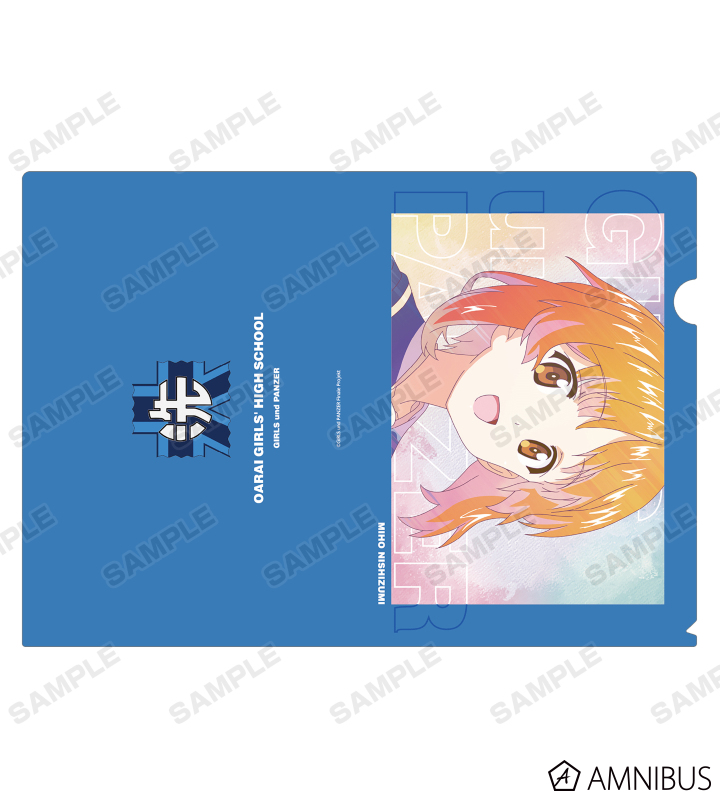 西住みほ Ani-Art clear label クリアファイル