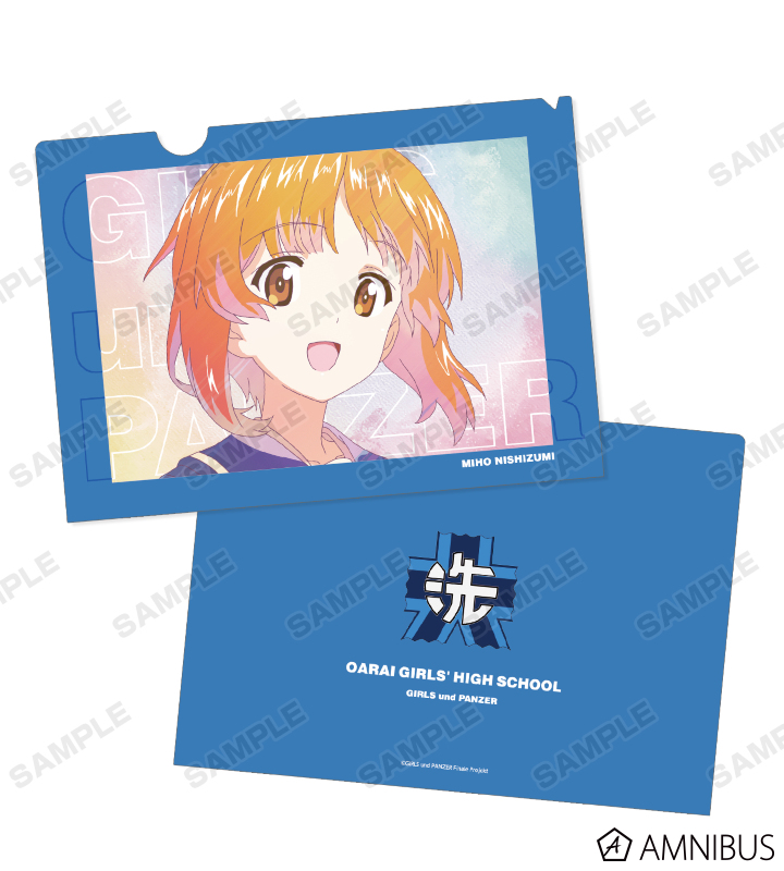 西住みほ Ani-Art clear label クリアファイル