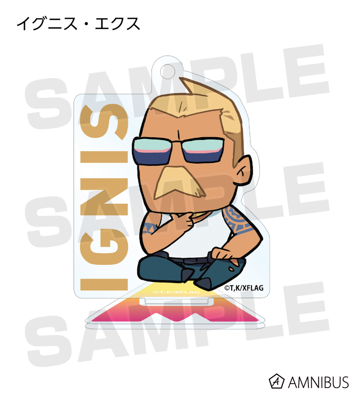 トレーディングアクリルスタンドキーホルダー