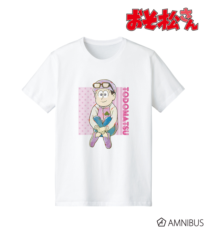 2枚 トド松 おそ松さん 第3弾 Tシャツ/ s　ピンク　ホワイト おそ松さん - トド松 Ani-Art 第3弾 Tシャツ/メンズ | AMNIBUS