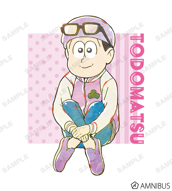 2枚 トド松 おそ松さん 第3弾 Tシャツ/ s　ピンク　ホワイト おそ松さん - トド松 Ani-Art 第3弾 Tシャツ/メンズ | AMNIBUS