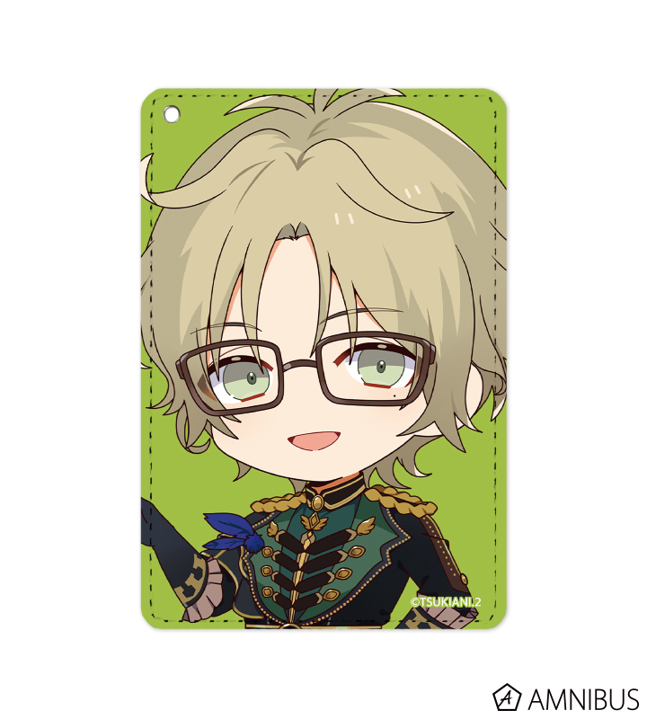 ツキウタ The Animation 2 弥生 春 ちびキャラ 1ポケットパスケース Amnibus アムニバス