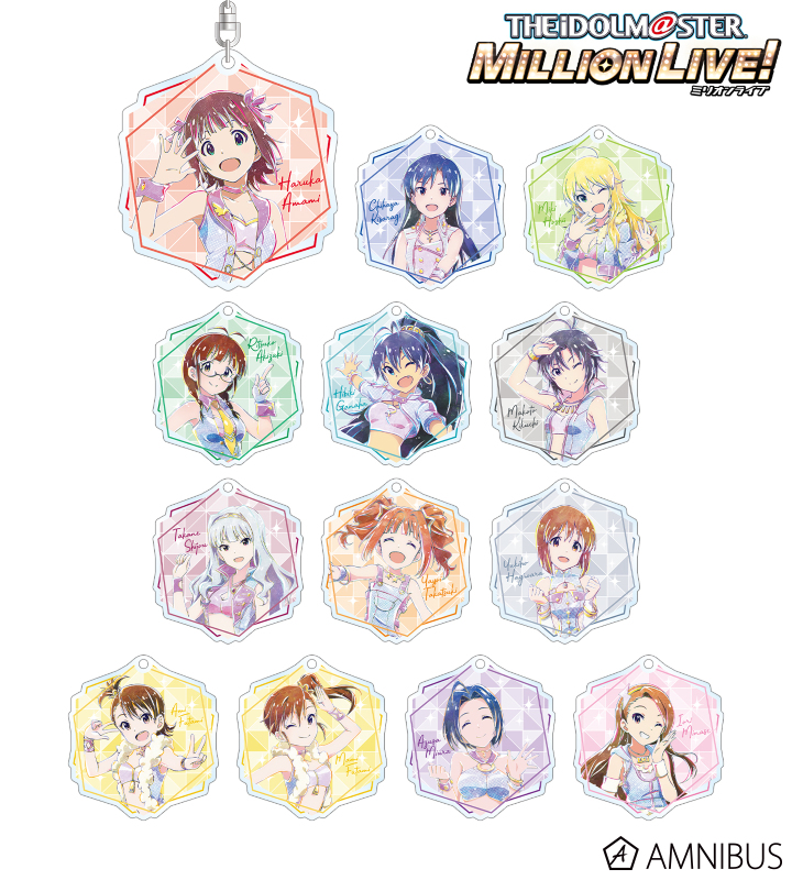 THE IDOLM@STER MILLION LIVE! アクリルキーホルダー アイドルマスター ミリオンライブ！【トレーディングアクリル