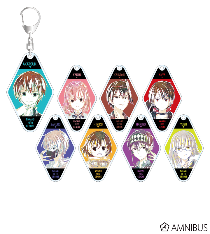ナカノヒトゲノム 実況中 トレーディング Ani Art アクリルキーホルダー Amnibus アムニバス