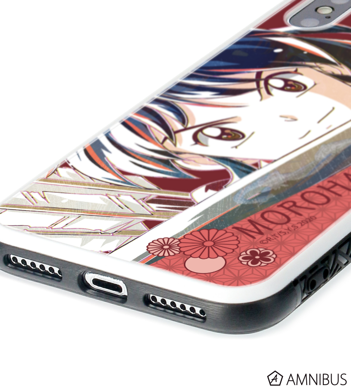 もろは Ani-Art 強化ガラスiPhoneケース