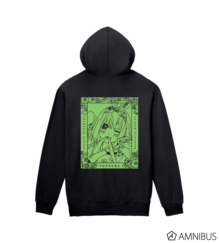 Tvアニメ 五等分の花嫁 描き下ろしイラスト 四葉 桜和装ver バックプリントジップパーカー メンズ Amnibus アムニバス