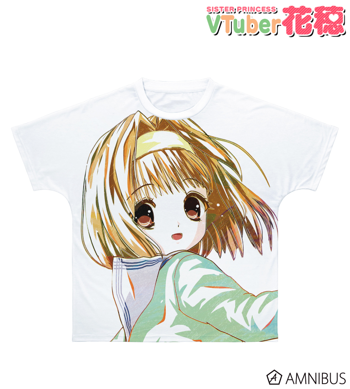 Vtuber 星川サラ アニメTシャツ フルグラフィックTシャツ