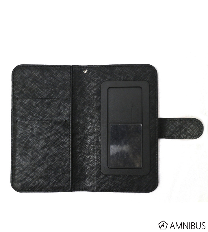 モノグラム手帳型スマホケース