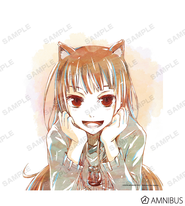 狼と香辛料 - ホロ 5巻表紙イラスト Ani-Art キャンバスボード