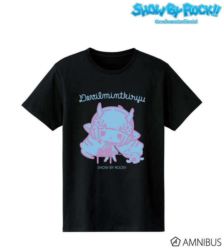 SHOW BY ROCK!! - 描き下ろしイラスト デルミン DJver. Tシャツ