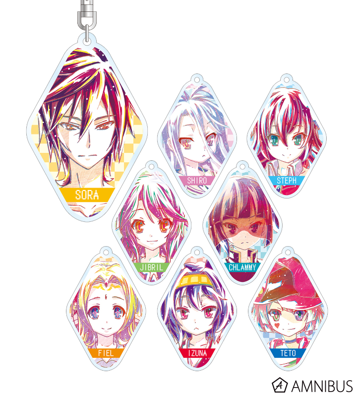 ノーゲーム ノーライフ トレーディング Ani Art アクリルキーホルダー Amnibus アムニバス