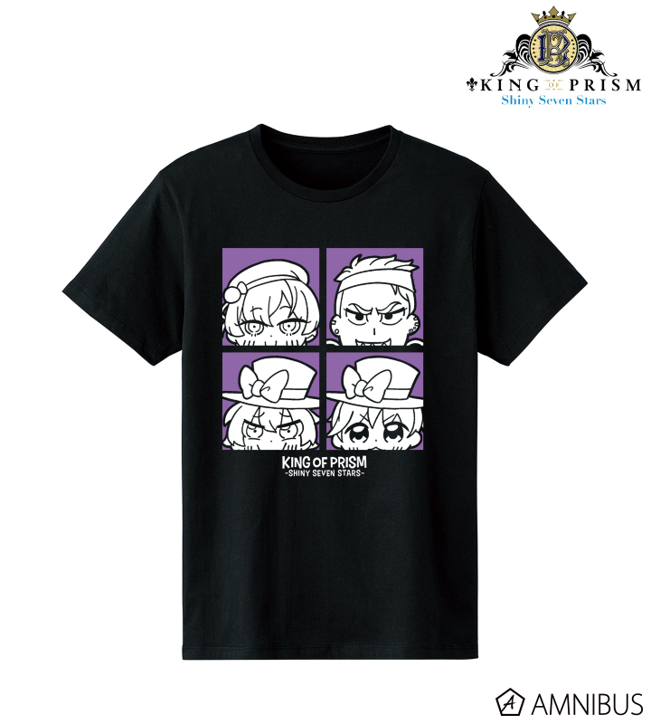 KING OF PRISM × 大川ぶくぶ Schwarz Rose Tシャツ