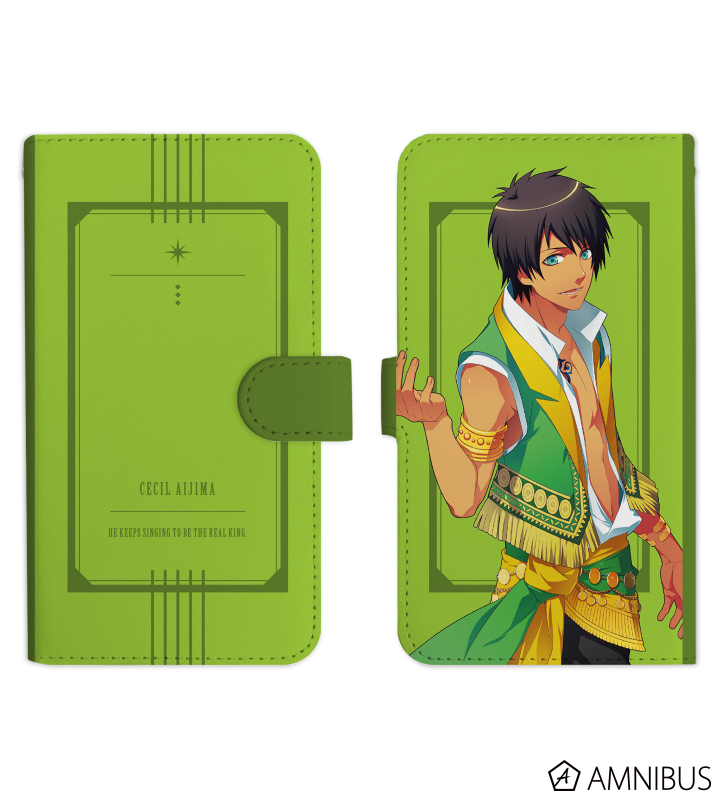うたの プリンスさまっ 愛島セシル 手帳型スマホケース Amnibus アムニバス