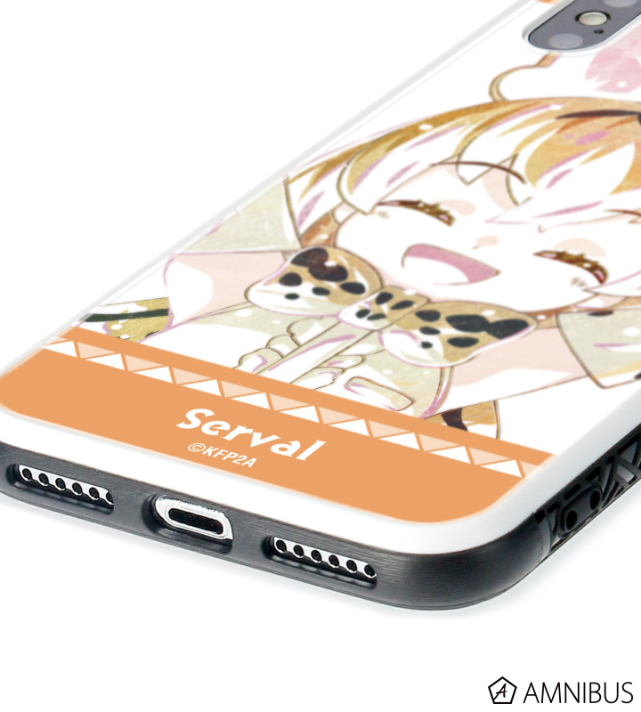 サーバル Ani-Art 強化ガラスiPhoneケース