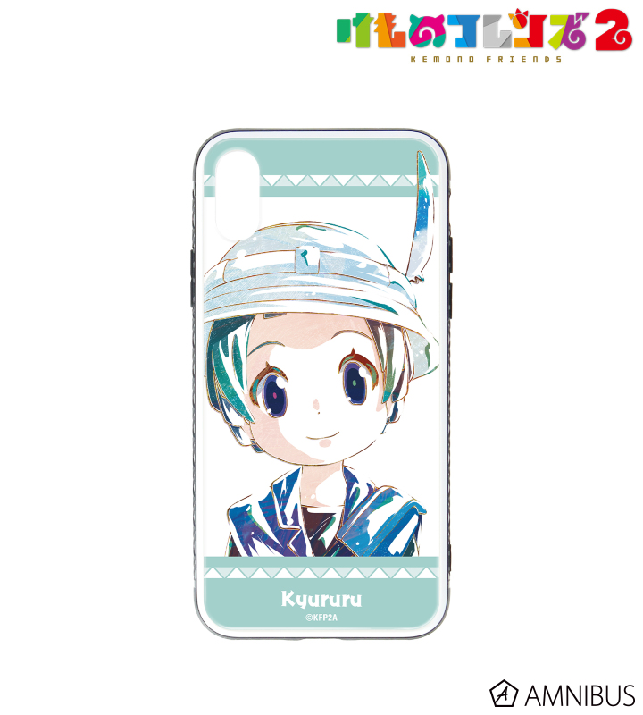 キュルル Ani-Art 強化ガラスiPhoneケース