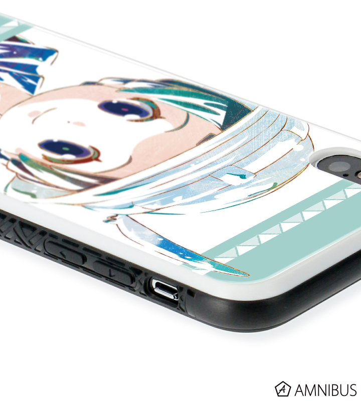 キュルル Ani-Art 強化ガラスiPhoneケース