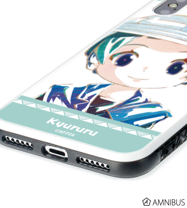 キュルル Ani-Art 強化ガラスiPhoneケース