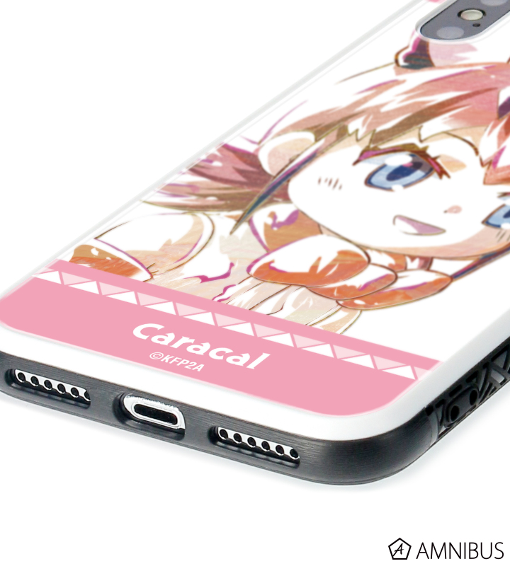 カラカル Ani-Art 強化ガラスiPhoneケース