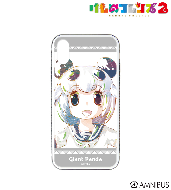 ジャイアントパンダ Ani-Art 強化ガラスiPhoneケース