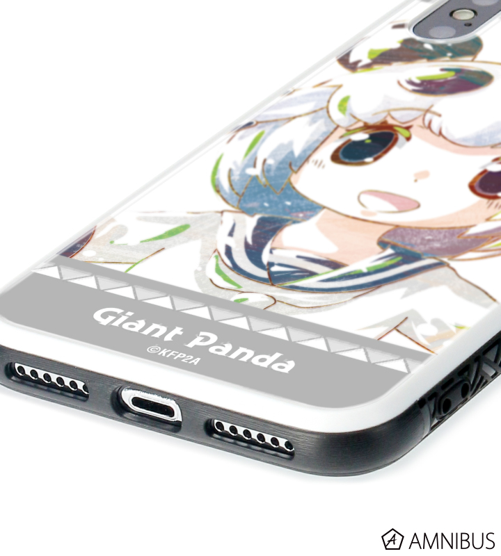 ジャイアントパンダ Ani-Art 強化ガラスiPhoneケース