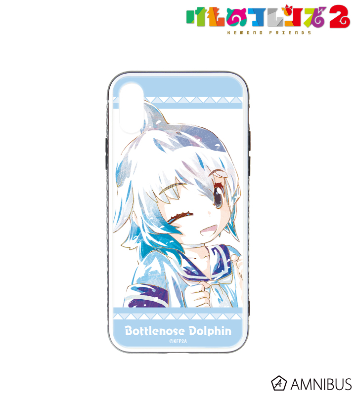 バンドウイルカ Ani-Art 強化ガラスiPhoneケース