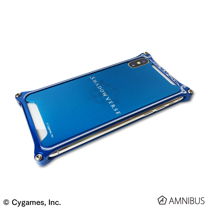ソリッドバンパー Shadowverse for iPhone X Blue