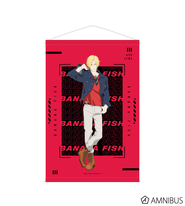 Banana Fish 描き下ろしイラスト アッシュ リンクス デニムver タペストリー Amnibus アムニバス