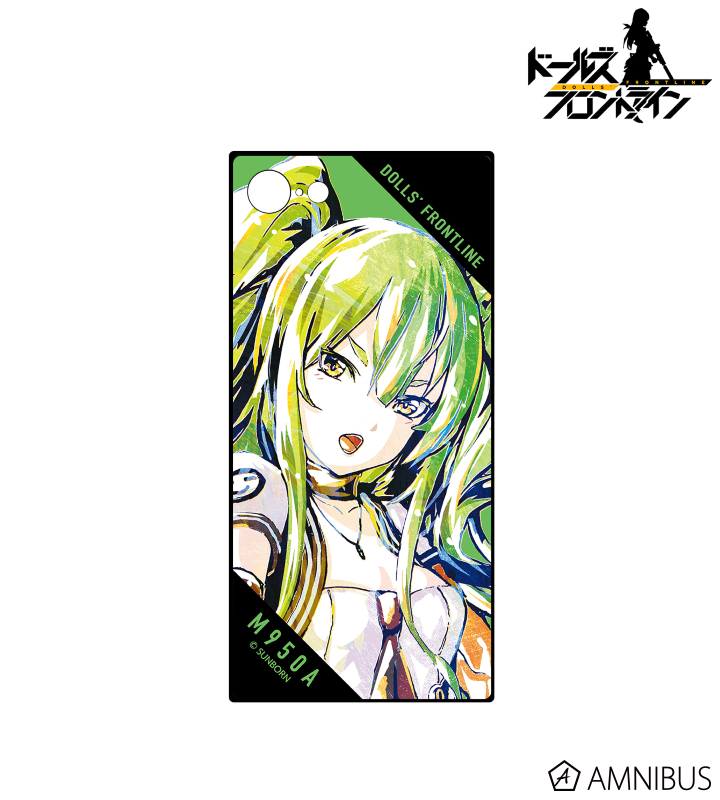 M950A Ani-Art スクエア強化ガラスiPhoneケース