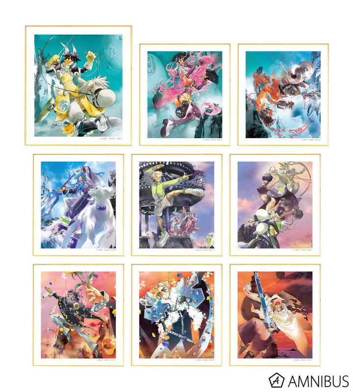 封神演義 トレーディングミニ色紙 Ver C 完全版表紙イラスト Amnibus アムニバス