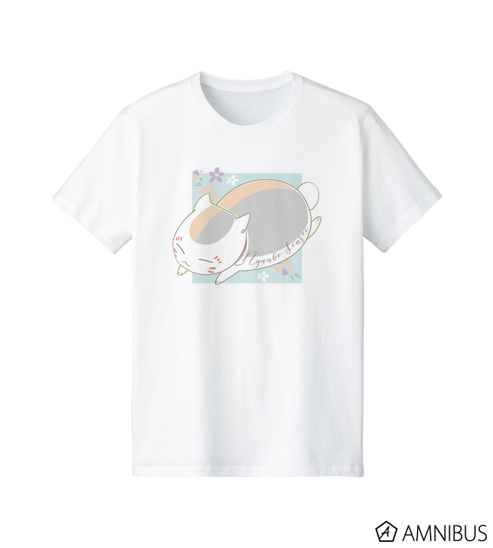 夏目友人帳 ニャンコ先生 Lette Graph Tシャツ 緑 レディース Amnibus アムニバス