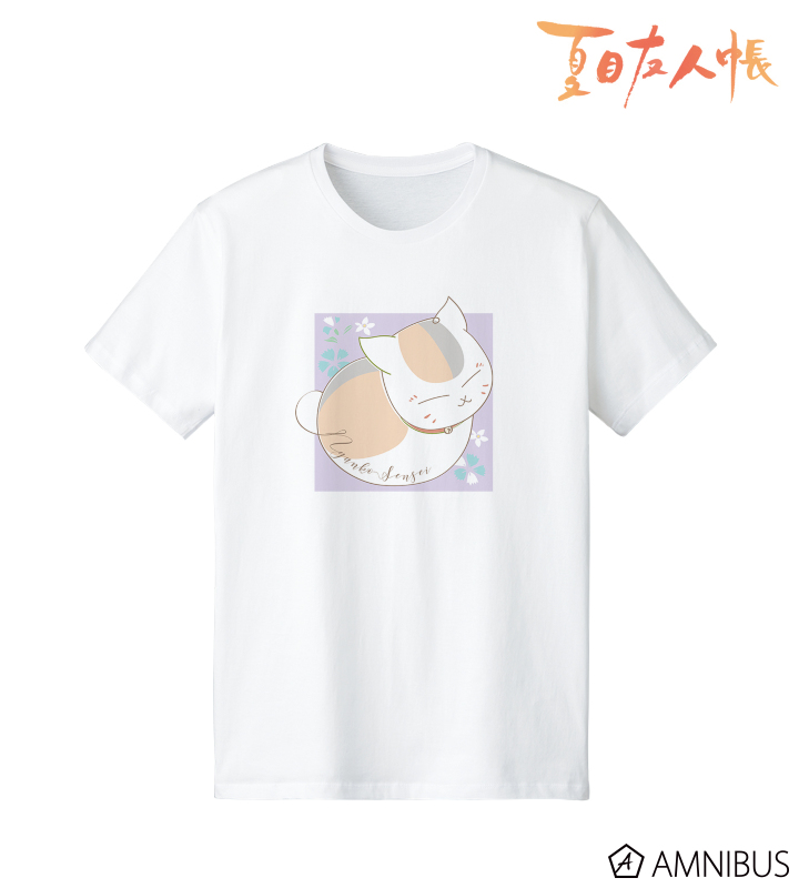 ニャンコ先生 lette-graph Tシャツ 菫