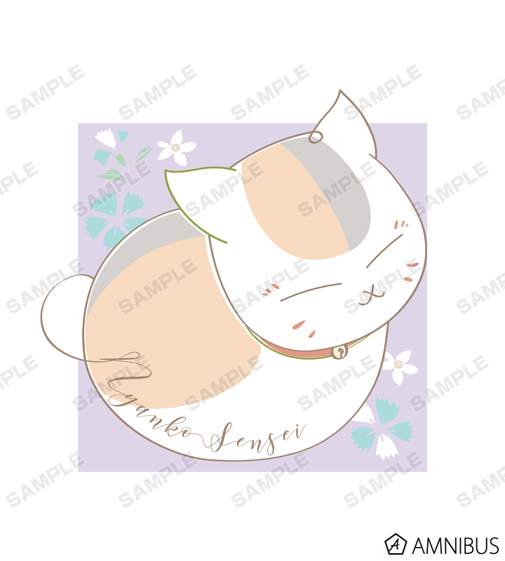 ニャンコ先生 lette-graph Tシャツ 菫