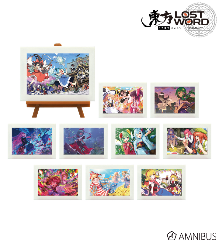 東方LostWord - トレーディング 絵札ミニアートフレーム
