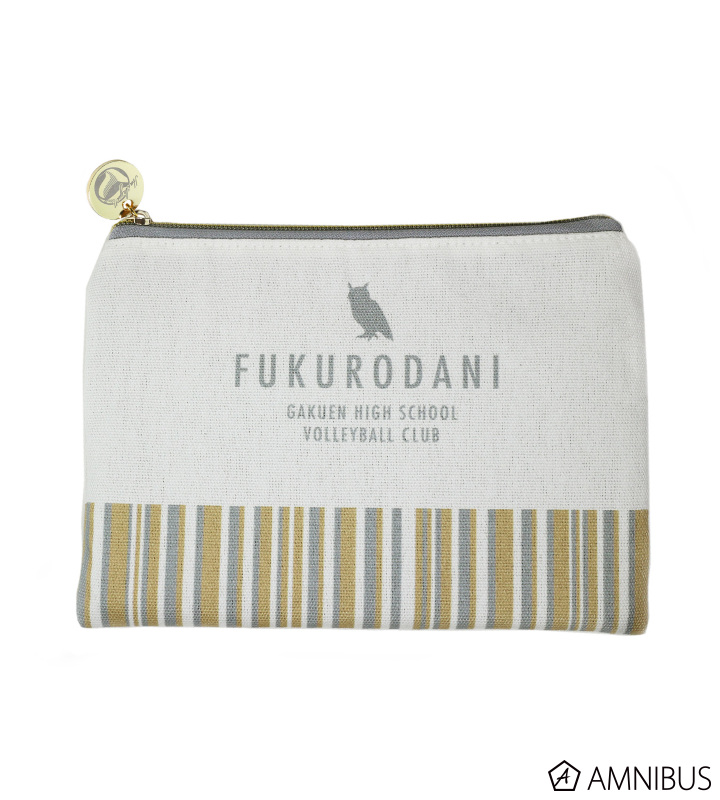 ハイキュー フラットポーチ 梟谷学園高校 Amnibus アムニバス