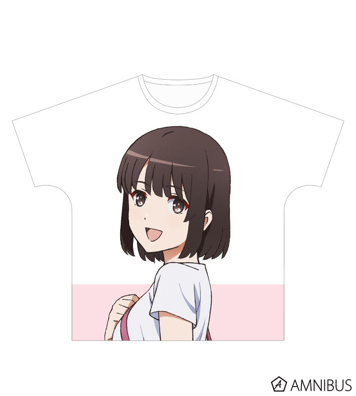 冴えない彼女の育てかた Fine 描き下ろしイラスト 加藤恵 夏のお出かけver フルグラフィックtシャツ ユニセックス Amnibus アムニバス