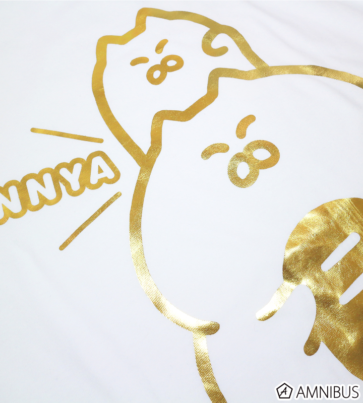 箔プリントTシャツ(ンニャ)
