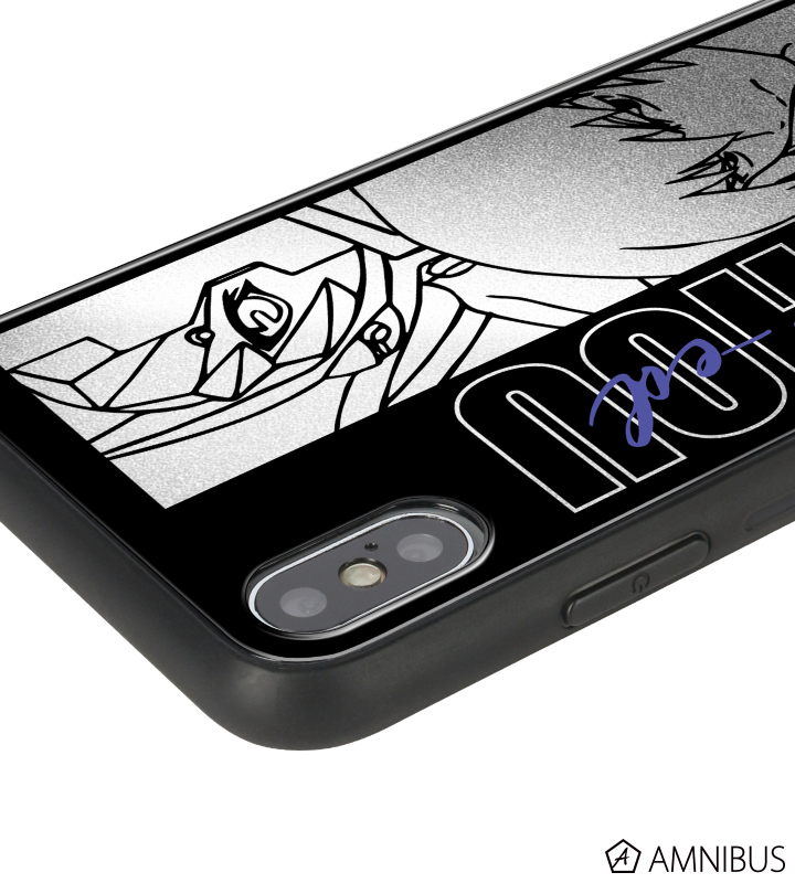 劉鳳 強化ガラス箔押しiPhoneケース