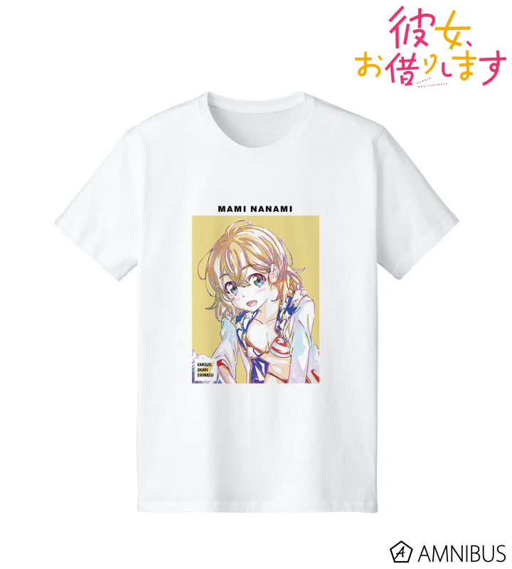 レディース XXL TVアニメ『彼女、お借りします』 七海麻美 Ani-Art 第2弾 Tシャツ レディース XXL[アルマビアンカ] TVアニメ『彼女、お借りします』 - 七海麻美 Ani-Art aqua label
