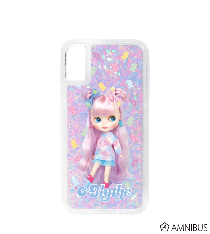 Sweet Bubbly Bear グリッターiPhoneケース