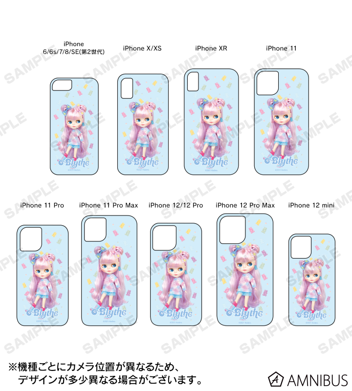 Sweet Bubbly Bear グリッターiPhoneケース