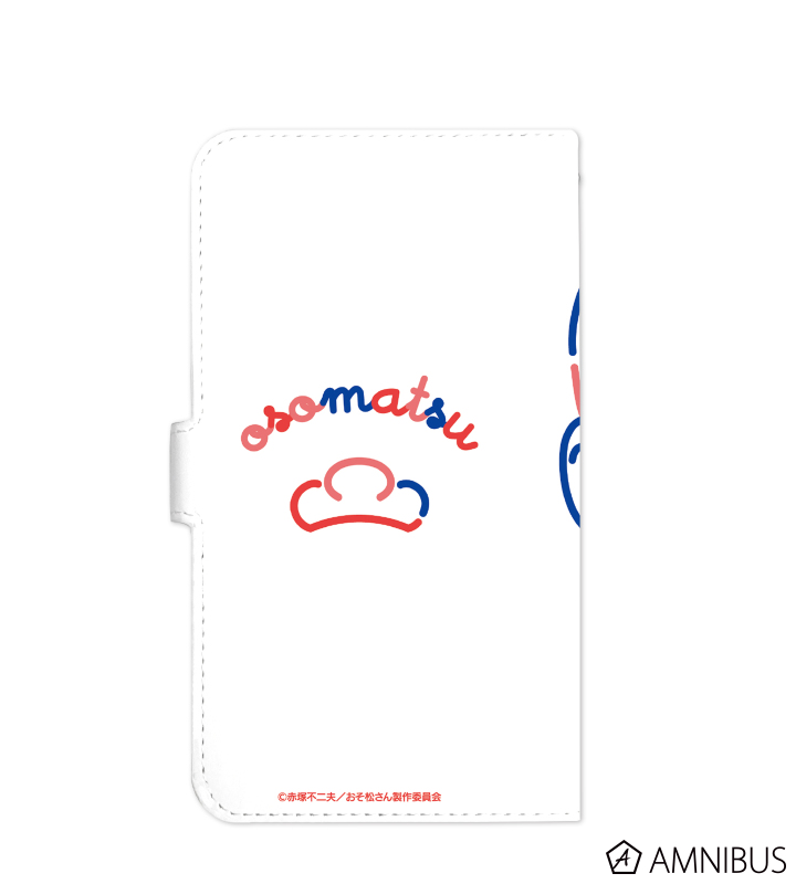 おそ松 ラインアート 手帳型スマホケース