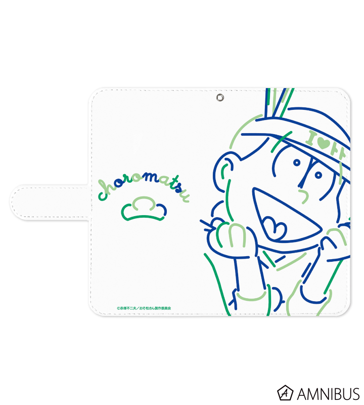 チョロ松 ラインアート 手帳型スマホケース